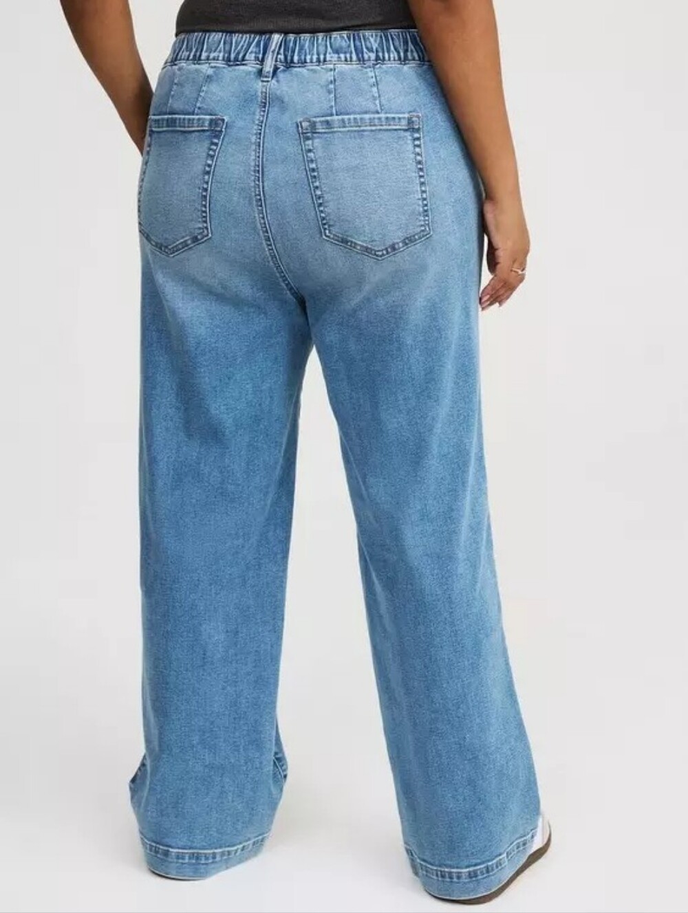 NWT Torrid 5X Weekend Wide Leg Mid-Rise Jean 5R Regular - Picture 3 of 16